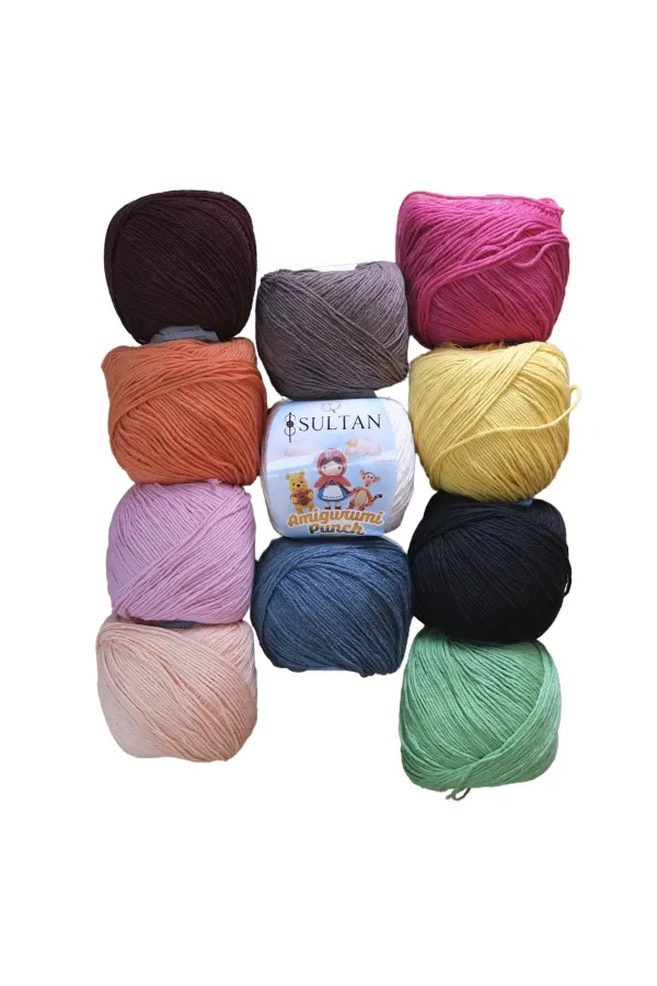 Amigurumi Punch Koton İp Karışık Paket