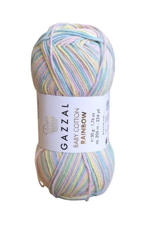 Gazzal Giza Cotton Rainbow 481