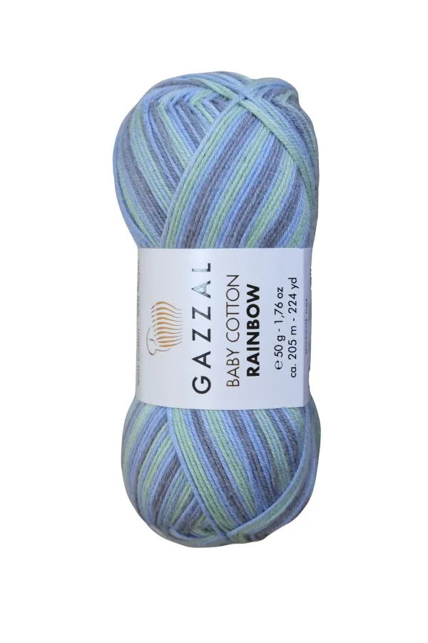 Gazzal Giza Cotton Rainbow 484