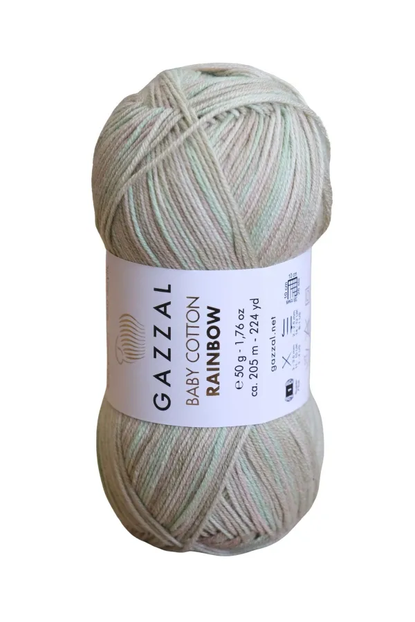 Gazzal Giza Cotton Rainbow 478