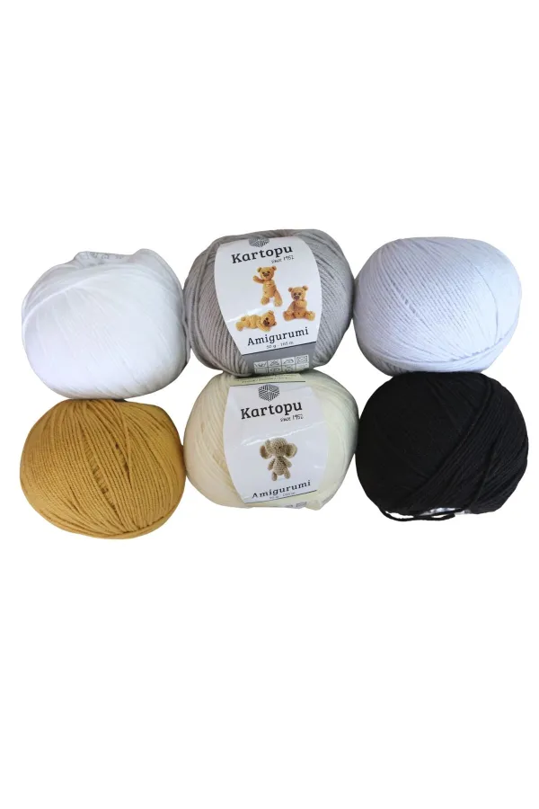 AMİGURUMİ PUNCH 6'LI İP PAKETİ SOFT RENKLER