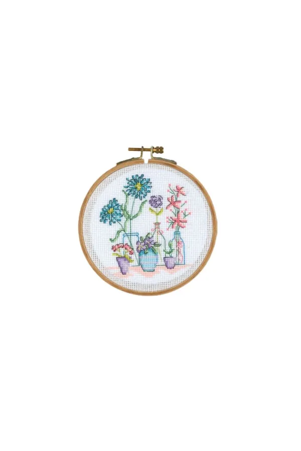 AHŞAP KASNAKLI KANAVİÇE KİTİ ACS-07 (KASNAK BOYU 12,5 CM)