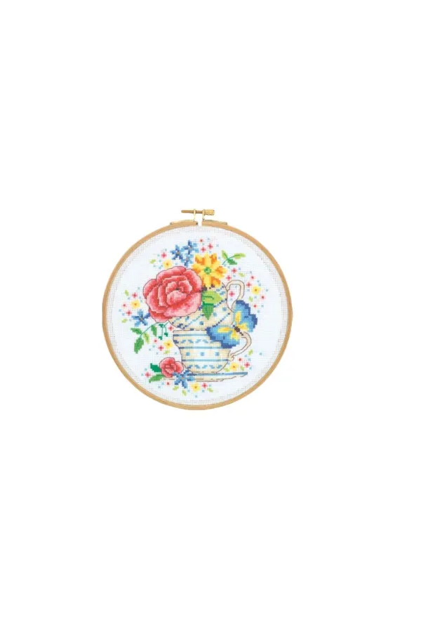 AHŞAP KASNAKLI KANAVİÇE KİTİ CCS-1 (KASNAK BOYU 18,5 CM)
