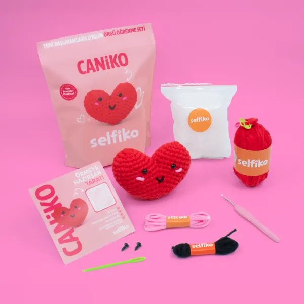 Caniko - Yeni başlayanlar için örgü öğrenme seti